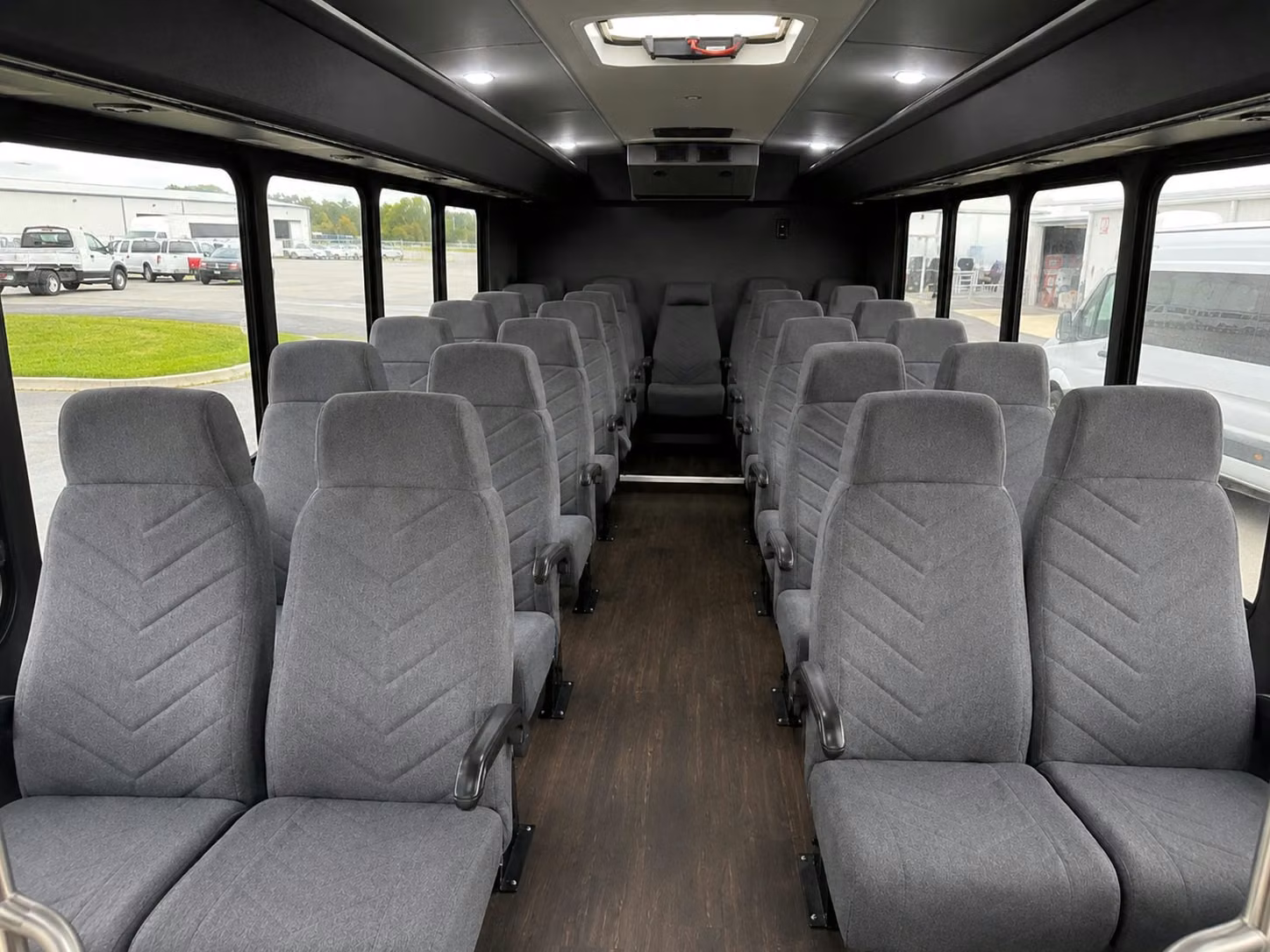 15 passenger minibus inside