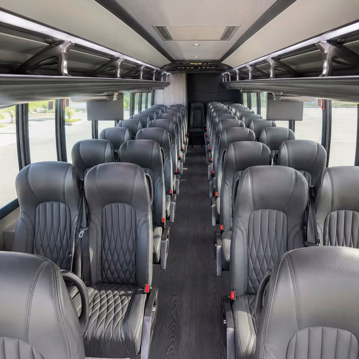 28 passenger minibus inside