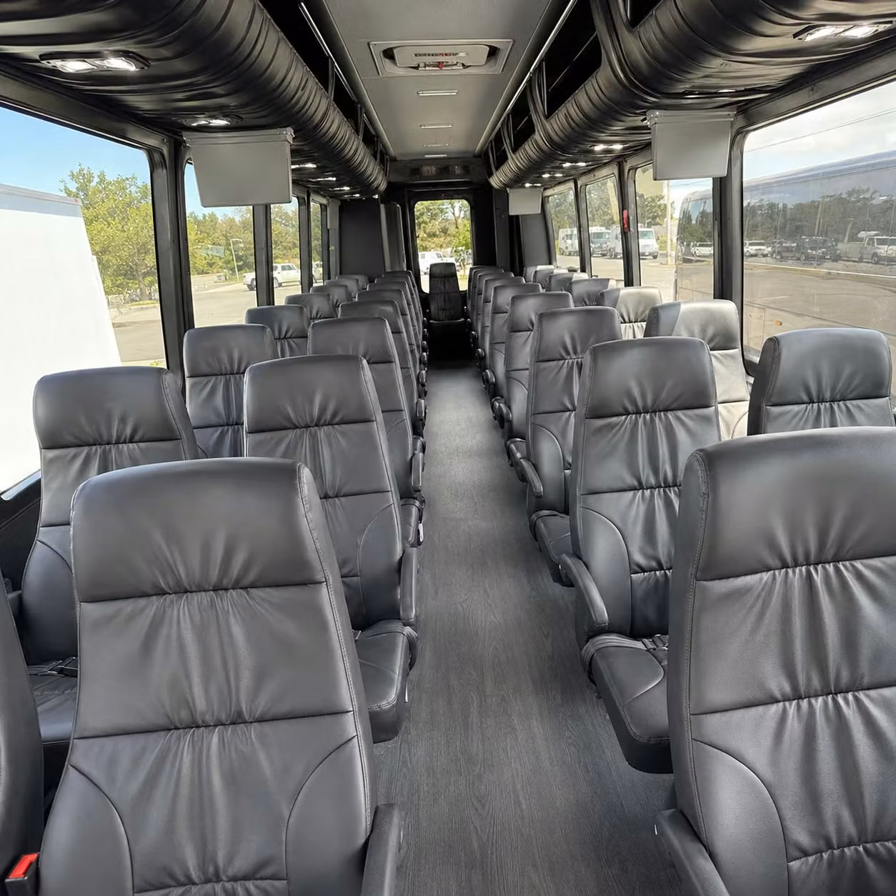 30 passenger minibus inside