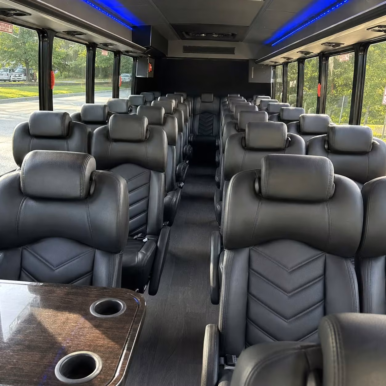 35 passenger minibus interior