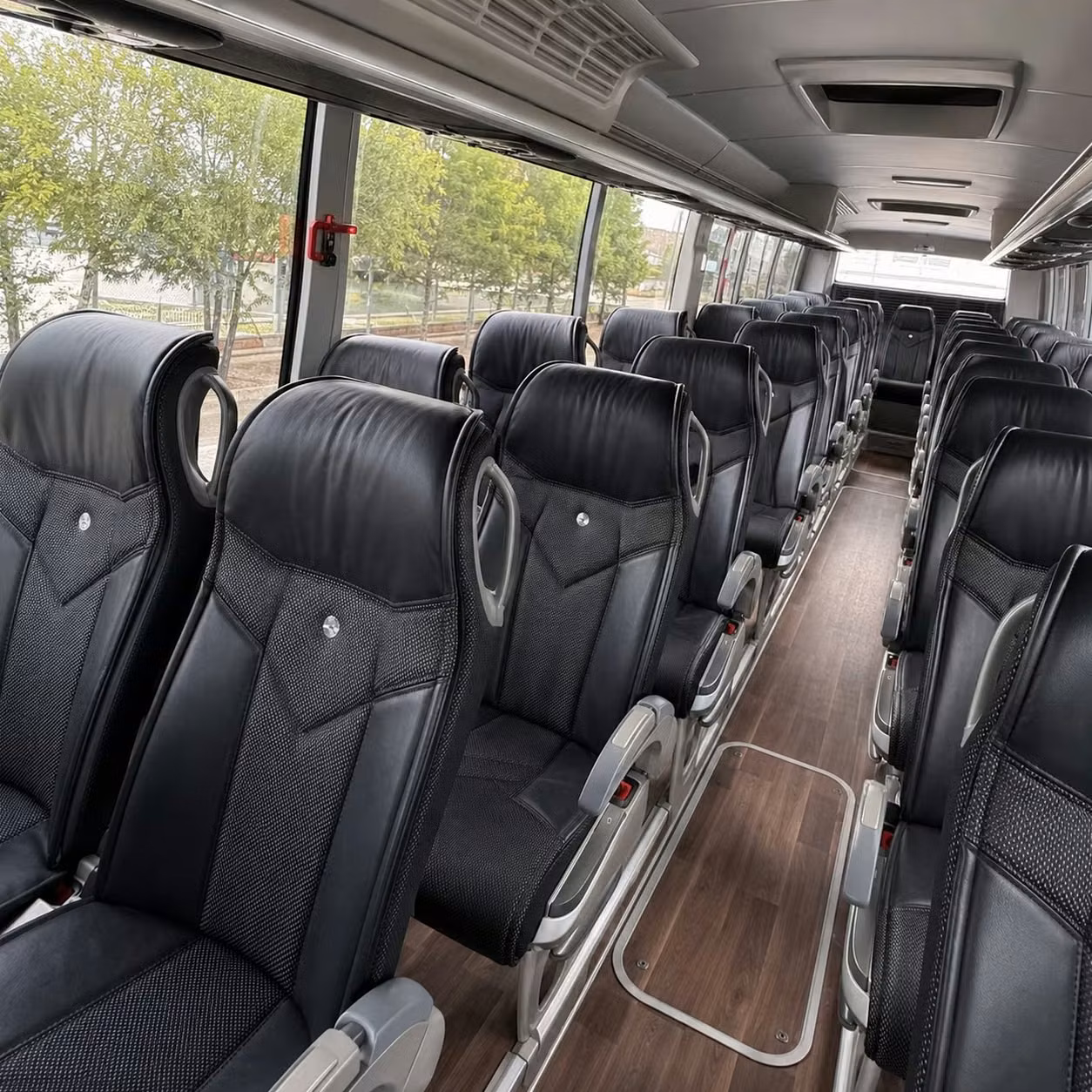 irvine charter bus interior