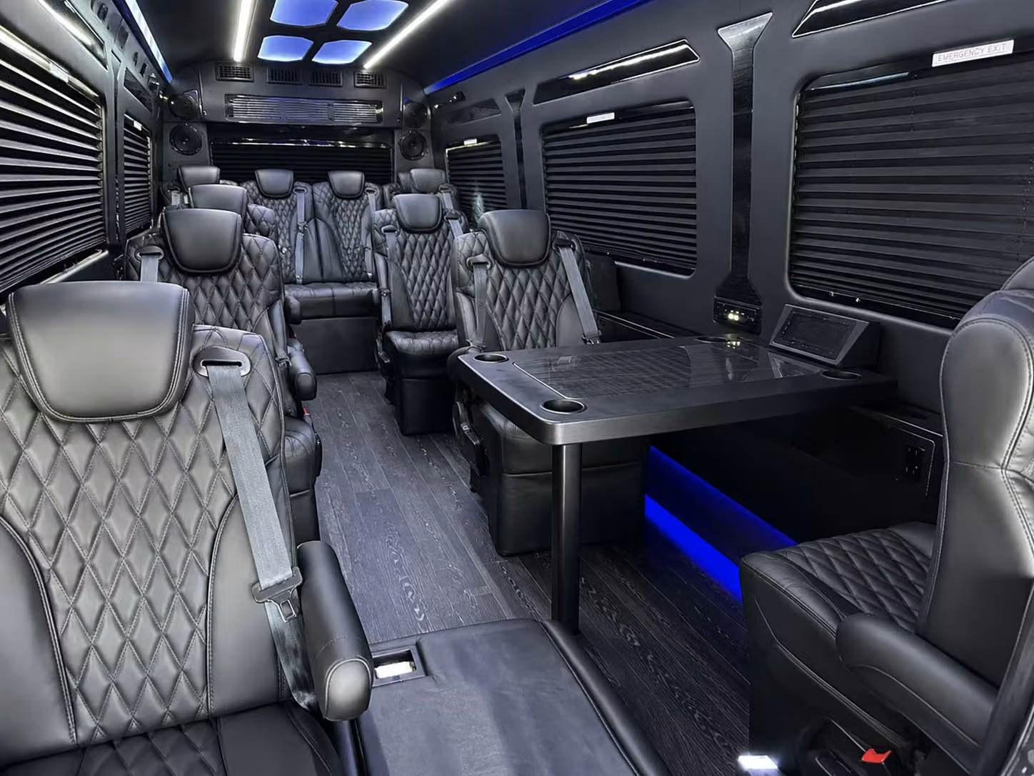 sprinter van with driver inside