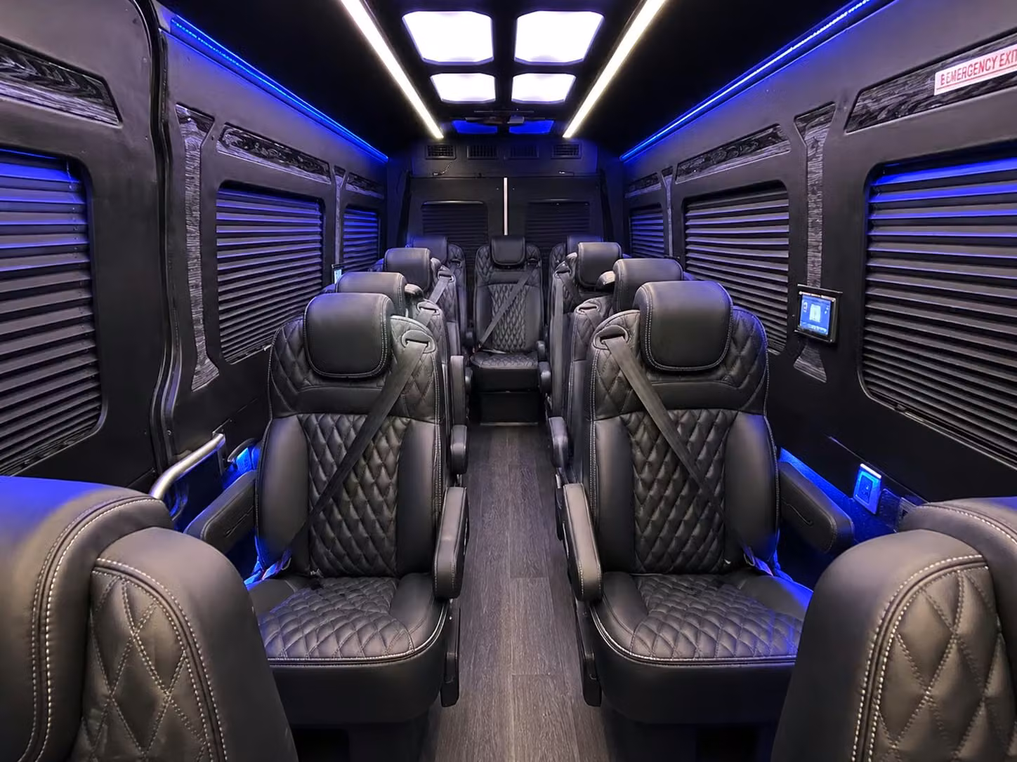 sprinter van with driver interior